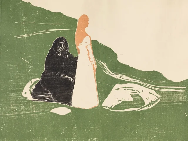Dos mujeres en la orilla