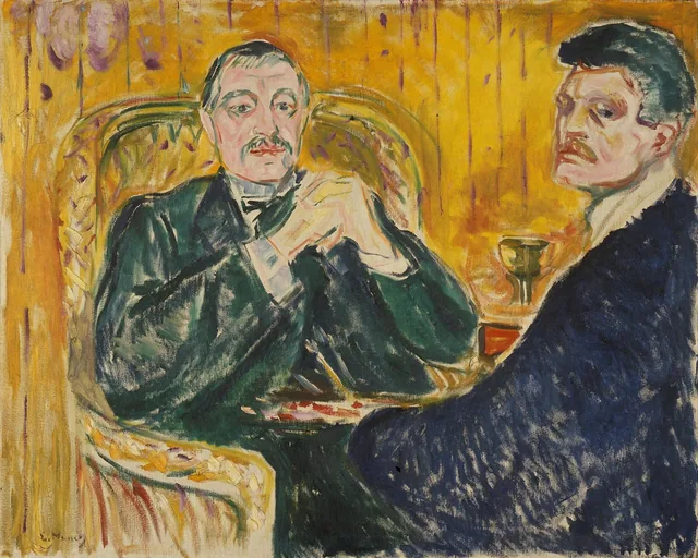 トルヴァル・スタングとエドヴァルド・ムンク