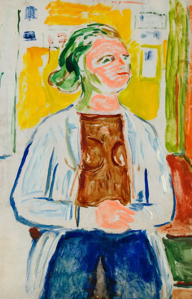 Young Woman, Edvard Munch