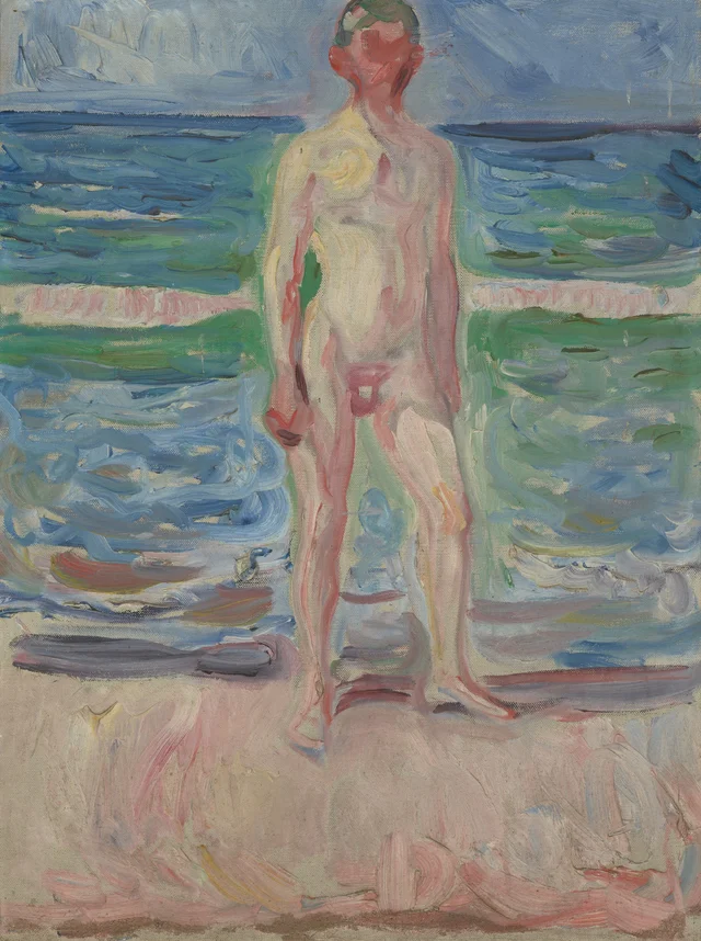 Joven en la playa