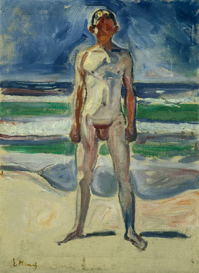 Joven en la playa