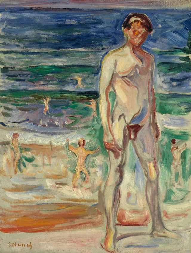 Joven en la playa