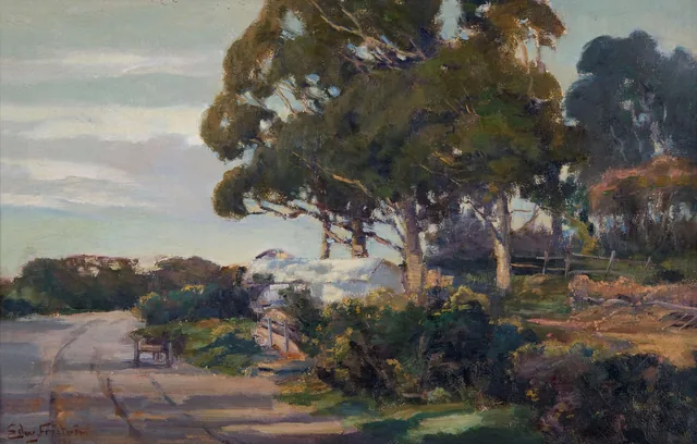 Os eucaliptos, Great North Road, Grey Lynn, Edward Friström