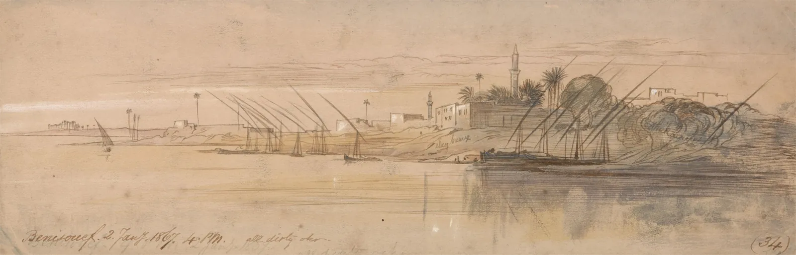 Beni Suef, Edward Lear