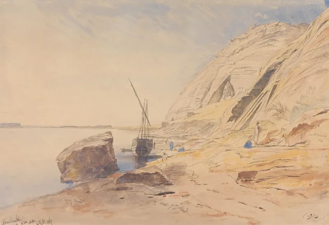 Abu Simbel, 11h-11h30, 8 de fevereiro de 1867 (374), Edward Lear