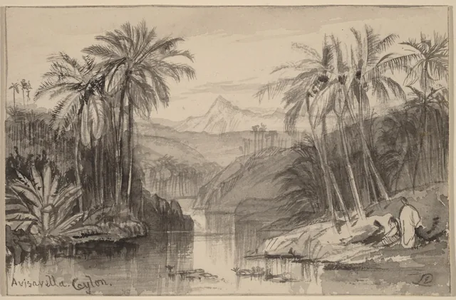 Avissawella, Ceilão, Edward Lear