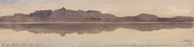 Dawn on the Nile, Edward Lear