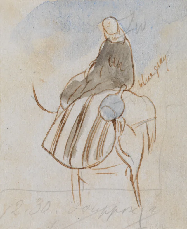 Egpytian Man on Camel, Edward Lear