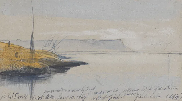 Gebel S. Eredi, 8h45, 10 de janeiro de 1867 (114), Edward Lear