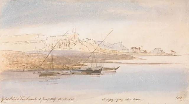 Gebel Sheikh Embarak, Edward Lear