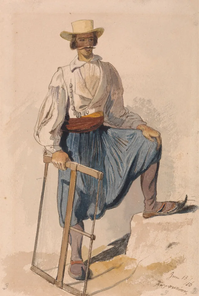 Lenhador grego, 13 de junho de 1856