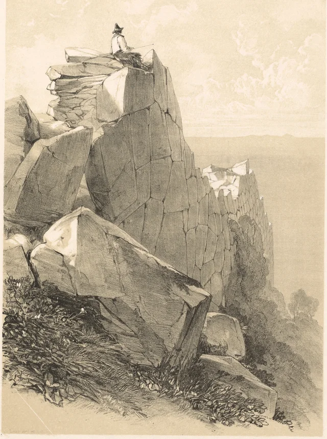Illustrated Excursions in Italy (vol. II): antigas muralhas, Monte Circeo