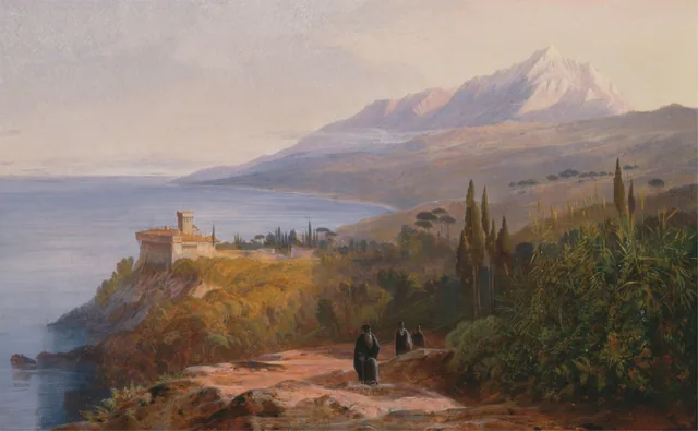 O monte Athos e o mosteiro de Stavronikita