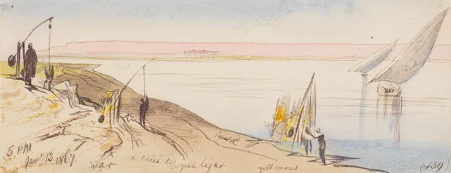 Perto de [?], 17h, 13 de janeiro de 1867 (139), Edward Lear
