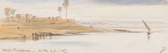 Nesle Melaghara, 17h, 4 de janeiro de 1867 (70), Edward Lear