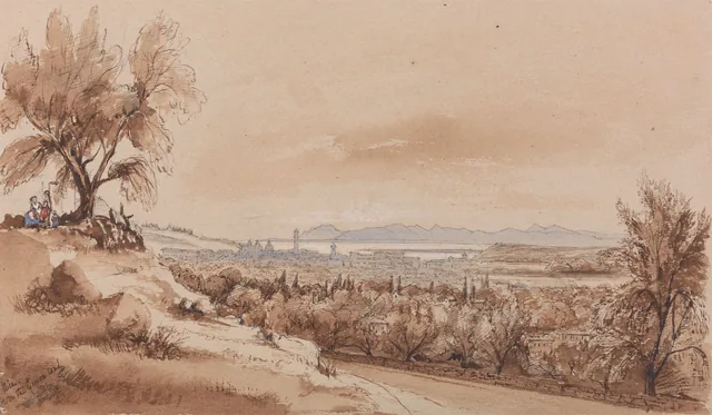 Nice, vista da estrada de Gênova