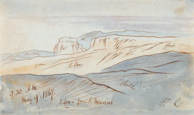 San Leo, visto de San Marino
