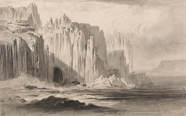 O Capo Sant'Angelo, Amalfi, Edward Lear
