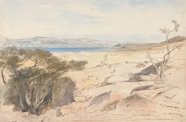O mar Morto, 16 e 17 de abril de 1858