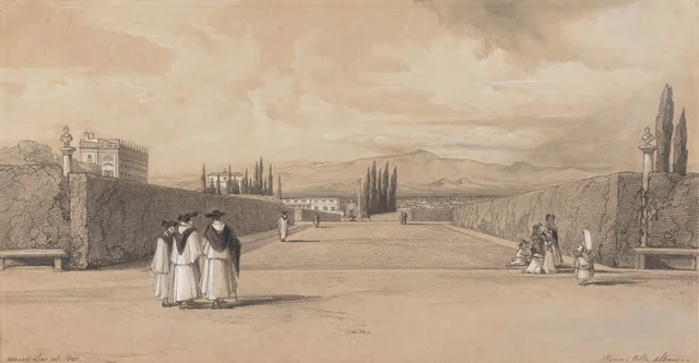 Os jardins da Villa Albani