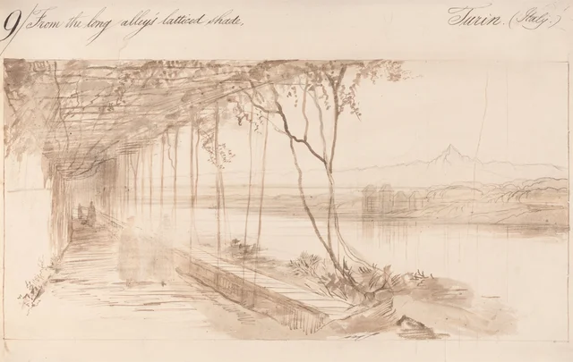 Turim, Itália, Edward Lear