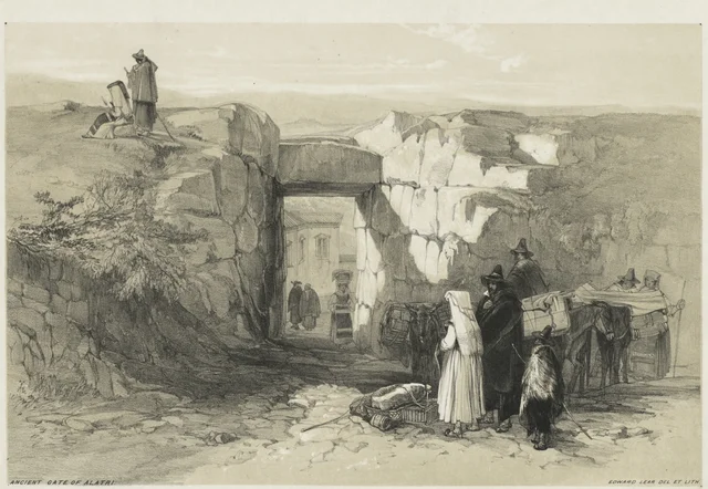 Views of Rome and Its Environs: a antiga porta de Alatri