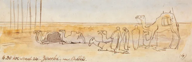 Zereeba, near Belbeis, Edward Lear