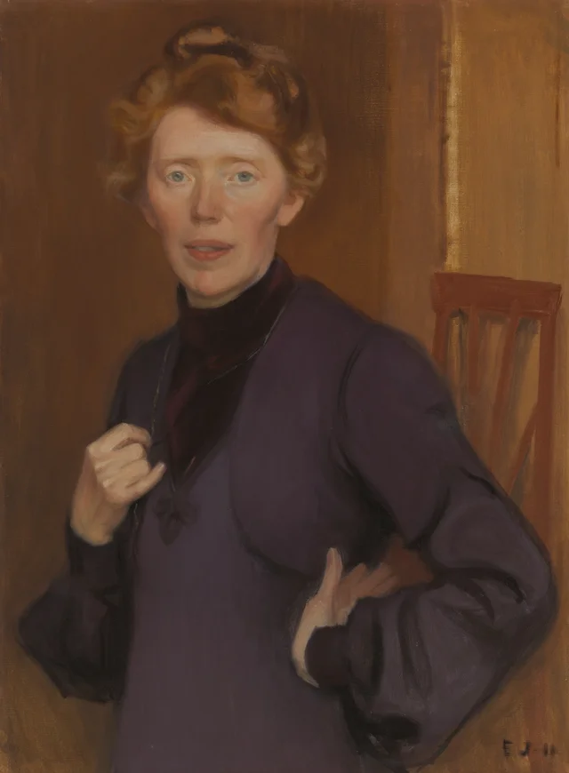 Retrato de Tekla Hultin, Eero Järnefelt