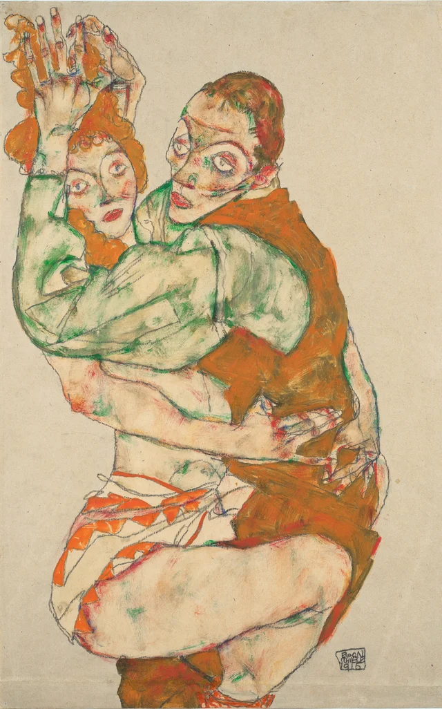 Acto de amor, Egon Schiele