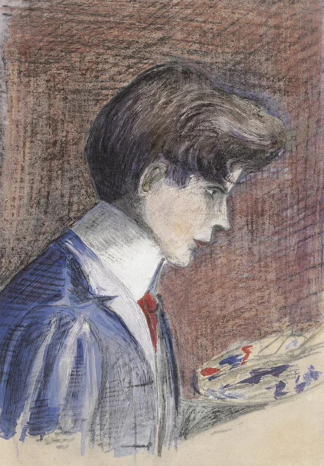 Autorretrato con paleta