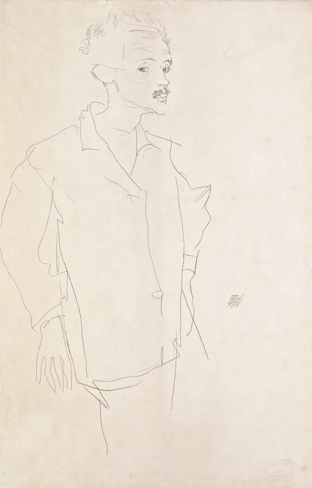 Self-Portrait with Moustache