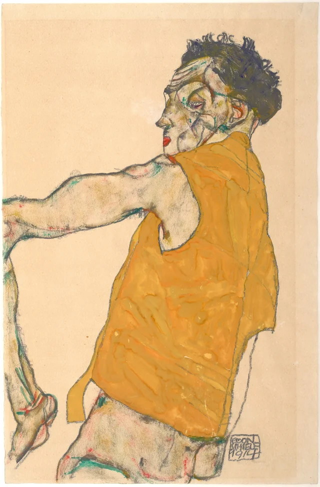 Self-Portrait in Yellow Vest
