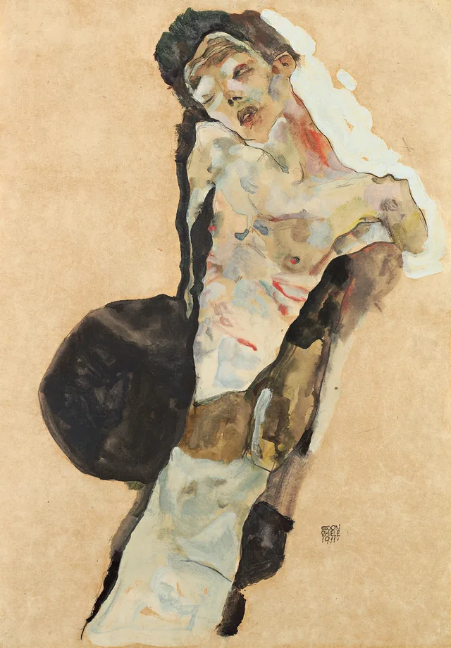 Semi-Nude (Self-Portrait)