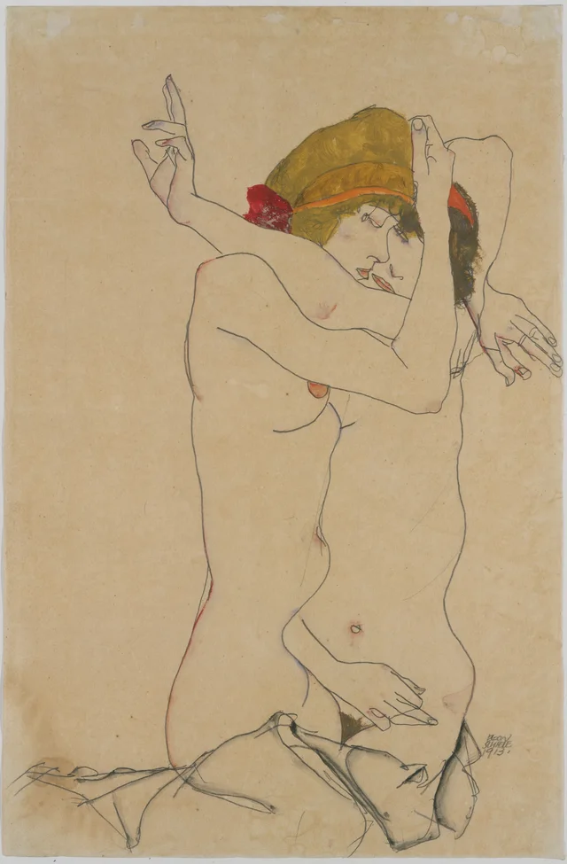 Two Women Embracing