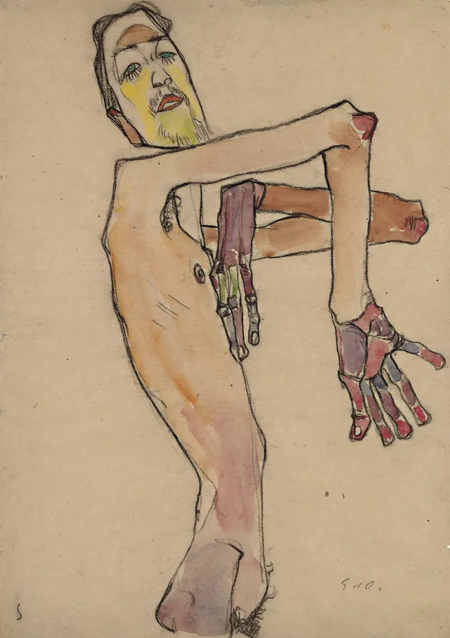 Erwin Dominik Osen, Nude with Crossed Arms