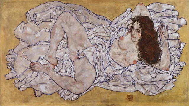 Reclining Woman, Egon Schiele