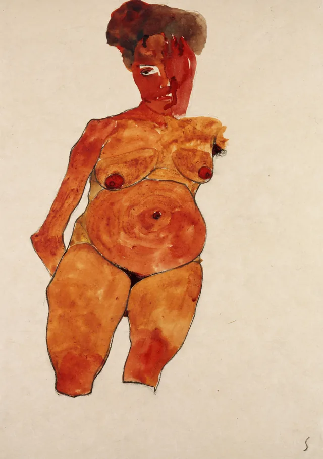 Femme enceinte, Egon Schiele
