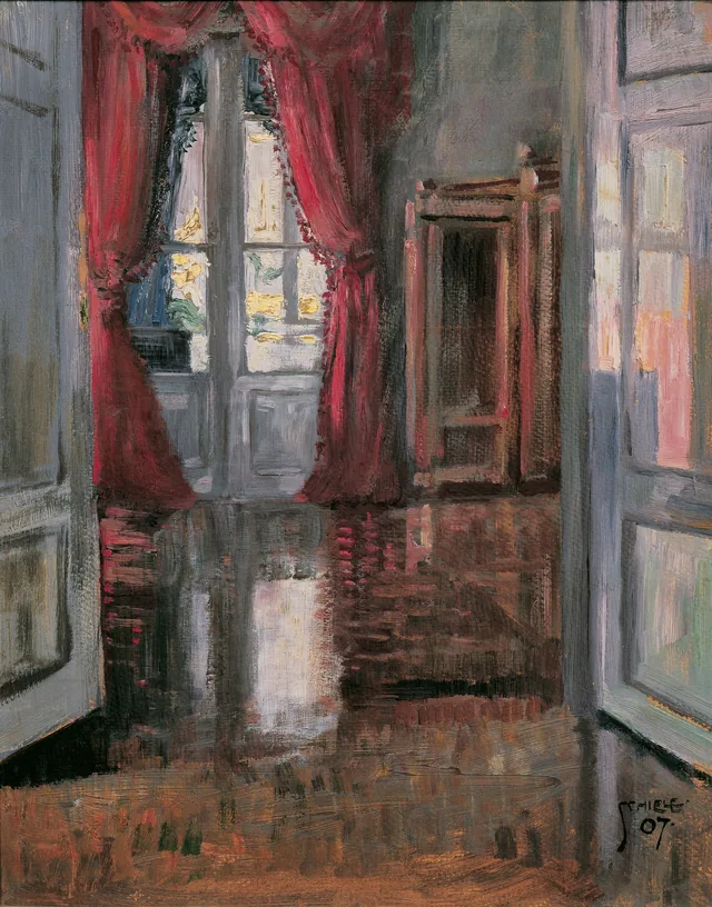 Interior, Egon Schiele