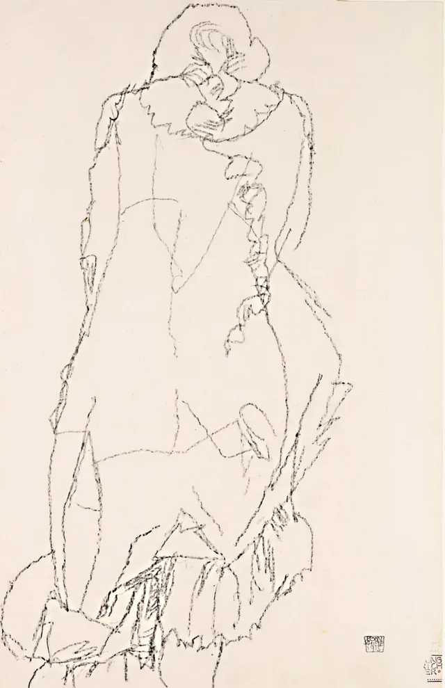 Girl with Braid (Seen from the Back)