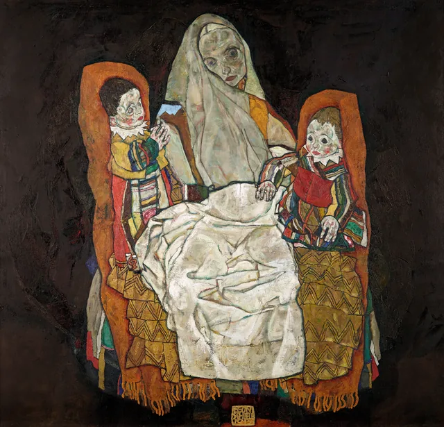 Mère avec deux enfants III, Egon Schiele
