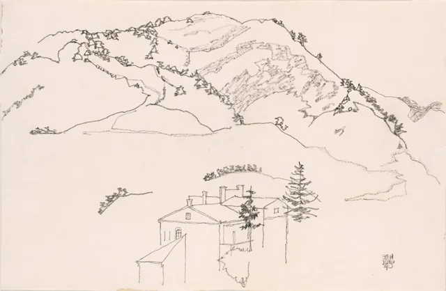 ウィーンの森の風景