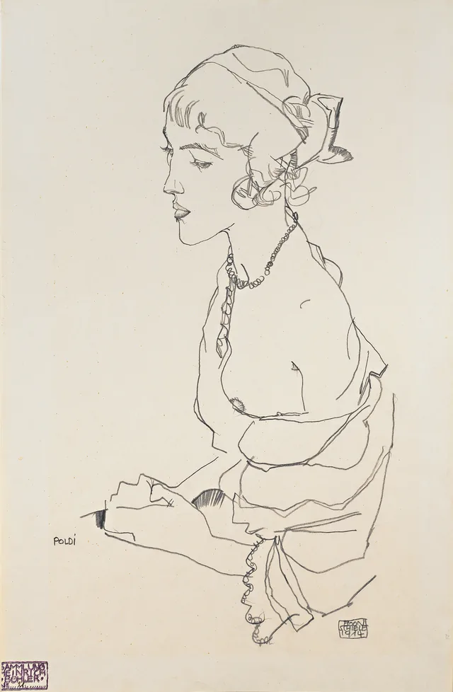 Poldi, Egon Schiele