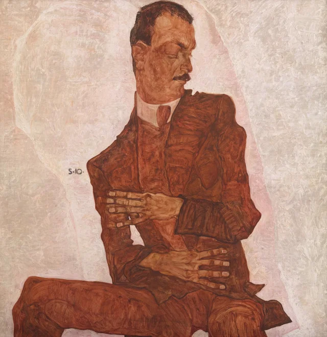 Retrato de Arthur Roessler, Egon Schiele