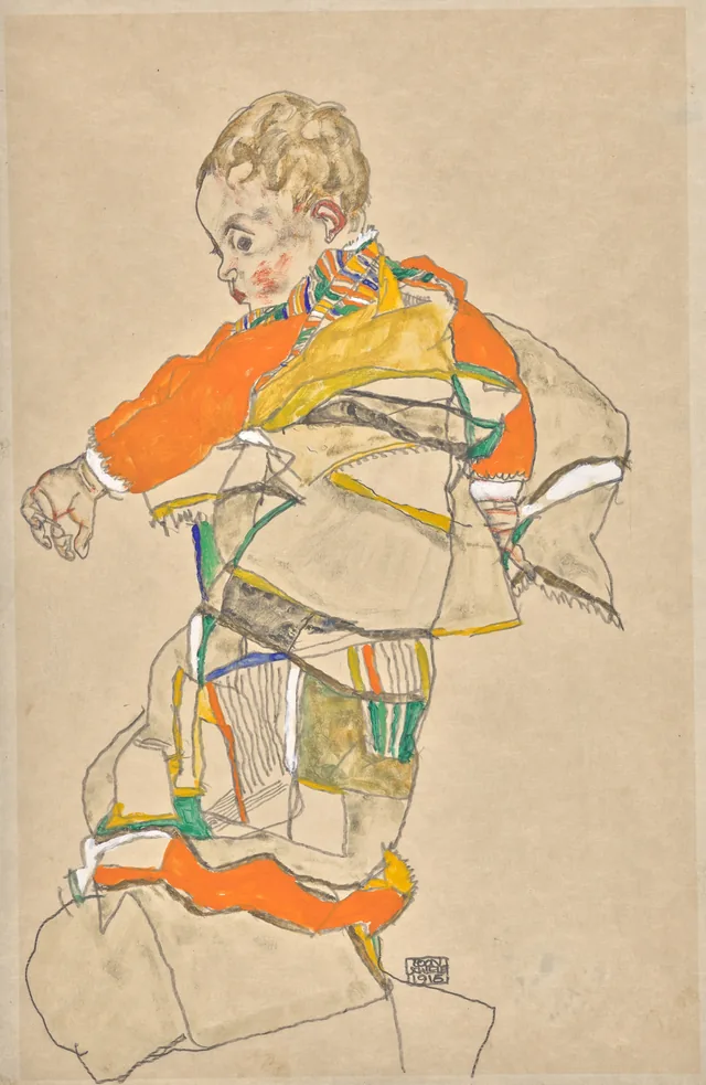子どもの肖像(アントン・ペシュカ・ジュニア), エゴン・シーレ
