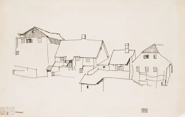 Row of Houses in Krumau