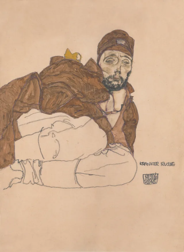 Russe malade, Egon Schiele