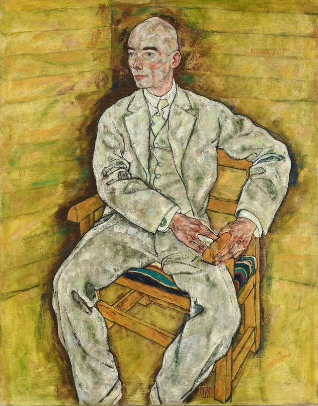 Victor Ritter von Bauer, Egon Schiele