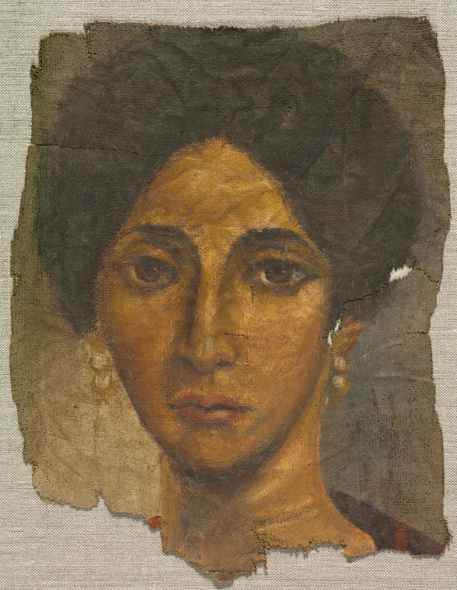 Portrait funéraire de femme, Égypte ancienne