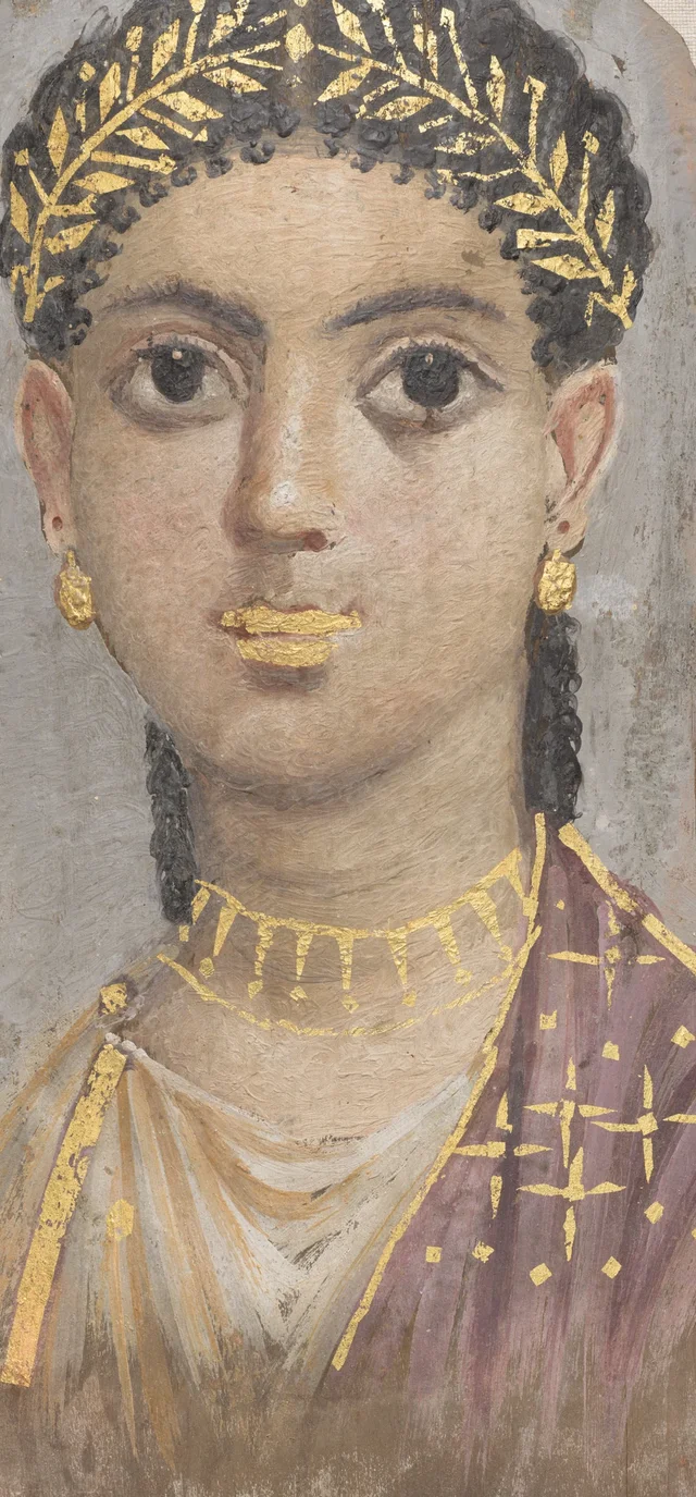 Retrato funerario de una muchacha, Antiguo Egipto
