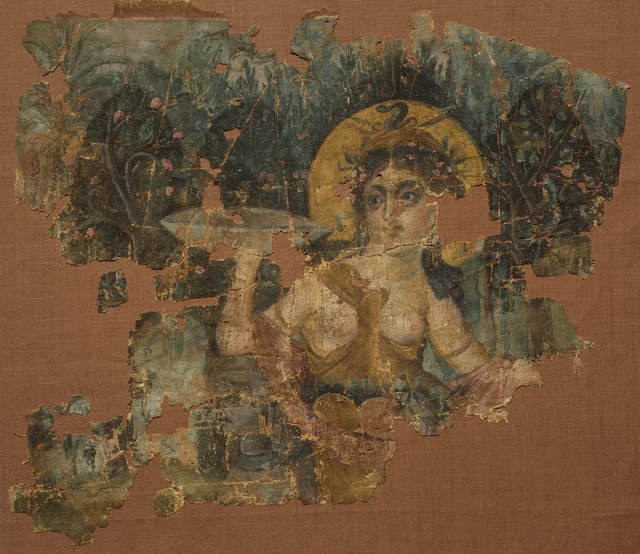Hanging Showing Euthenia in a Garden, Ancient Egypt